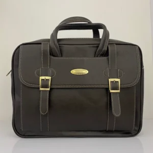 کیف اداری مدل 2سگک چرم صنعتی کدM18663