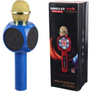 میکروفون و اسپیکر بلوتوث وستر مدل WS-1816 رنگ آبی کد m17903