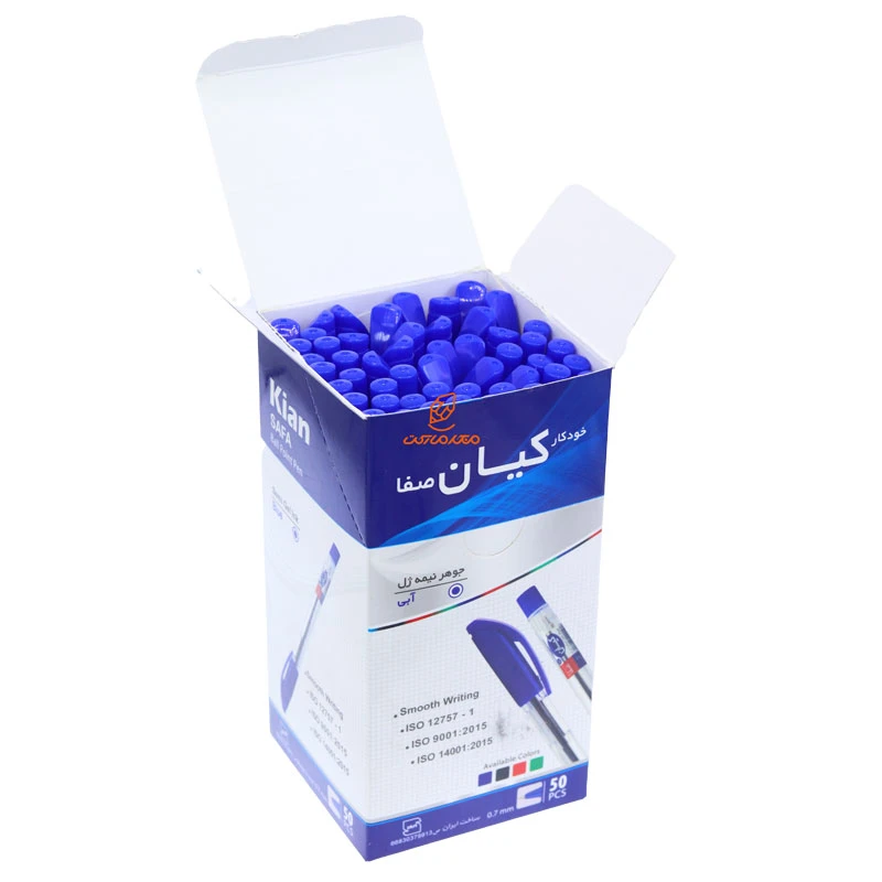 خودکار آبی 0.7 بسته 50 عددی صفا کیان کدm19070