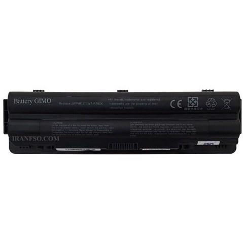 باتری لپ تاپ دل XPS L502 ظرفیت ۶۶۰۰ میلیآمپر ۹ سلولی کد M17885