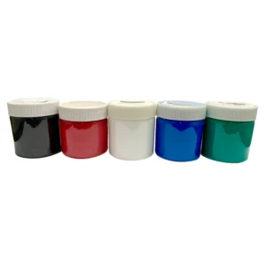 رنگ اکریلیک مدل M5 حجم 300 میلی لیتر بسته 5 عددی رنگ سفید کد k17901