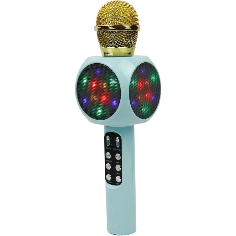 میکروفون و اسپیکر بلوتوث وستر مدل WS-1816 رنگ آبی کد m17903
