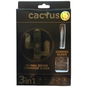 محافظ صفحه نمایش شیشه ای CACTUS و کاور مقاوم در برابر آتش مدل 5D مناسب برای گوشiphone8 کد17987m