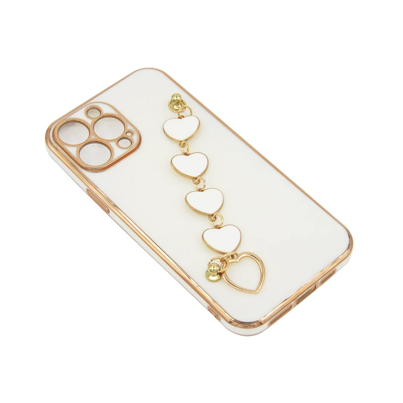 کاور مدل زنجیری طرح قلب مناسب برای گوشی موبایل اپل IPHONE 13PRO کد 17988m