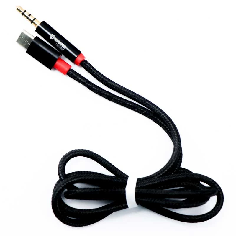 کابل تبدیل USB-C به AUX مدل AT903 طول 1 متر کدm18158