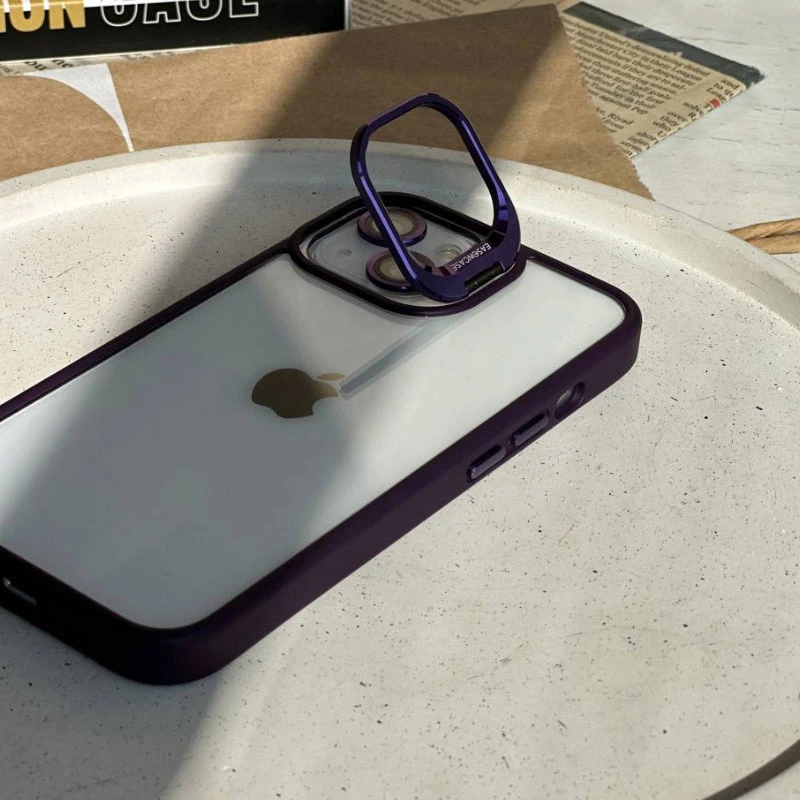 کاور مدل STAND مناسب برای گوشی موبایل اپل iphone 13 به همراه محافظ لنز کد m18361 کد