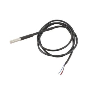 سنسور دما ضد آب LM35DZ دارای پراب استیل کدm19150