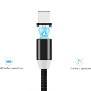 کابل تبدیل usb به لایتینگ 360 درجه مدل MAGNETIC بطول 1.1 متر کد m20202