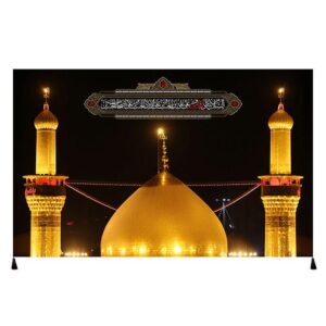پرچم مدل بیرق فاخر محرم امام حسین (ع) کد m20366