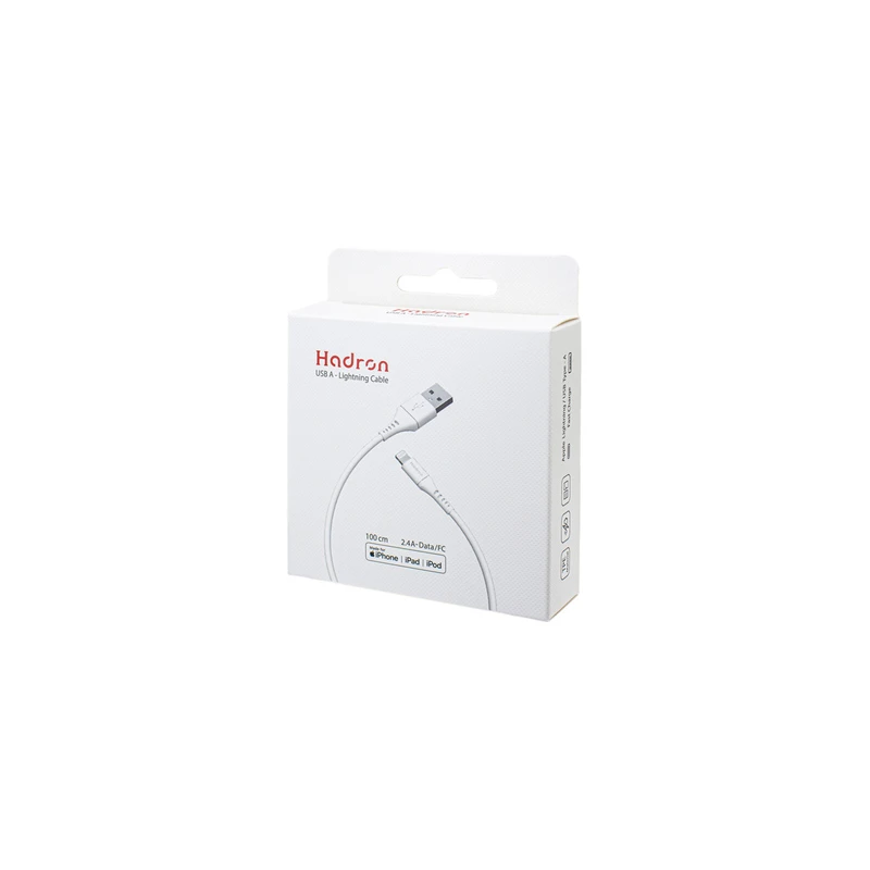 کابل تبدیل USB به لایتنینگ هادرون مدل HTC-A-L01 طول 1 متر کدm19365