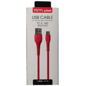 کابل USB به USB-C تسکو مدل TC C183 طول 1 متر کد m19589