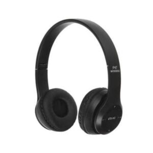 هدفون بلوتوثی مدل P47 مشکی کد m20190