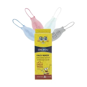 ماسک تنفسی اونلی یو مدل سه بعدی Minion 571 بسته 20 عددی کدm19352