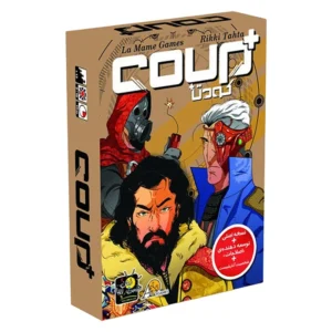 بازی فکری بردگیم کارتی Coup Plus مناسب 2 تا 10 نفر با تاکتیک بلوفزنی، درجه سختی کدm19462
