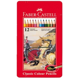 مداد رنگی 12 رنگ فابر کاستل مدل Classic کدm22278