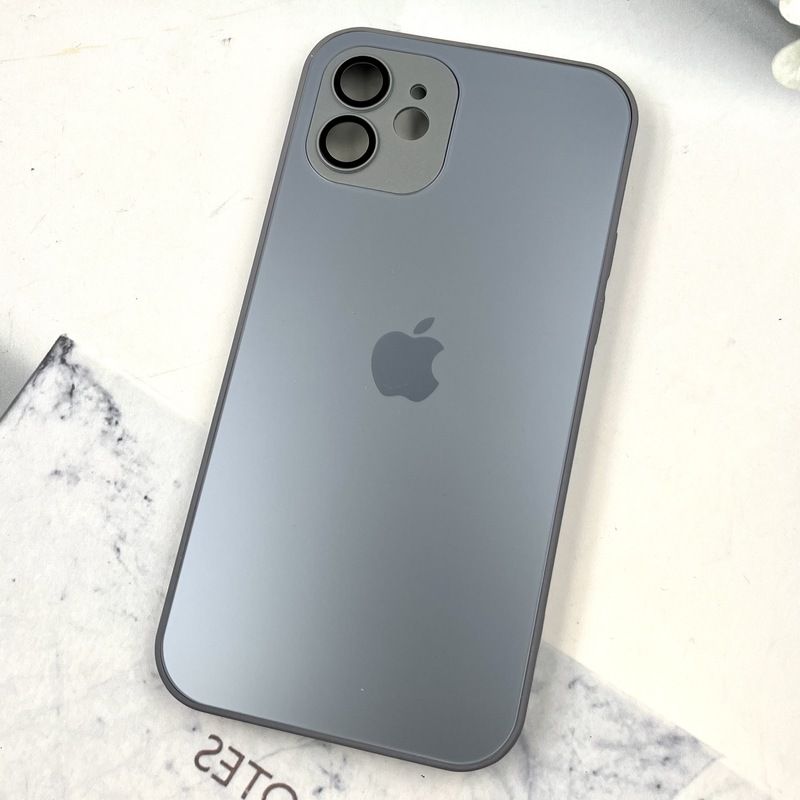 قاب گوشی iPhone 12mini آیفون PVD Cover AG-GLASS اورجینال رنگ دودی کدm20996