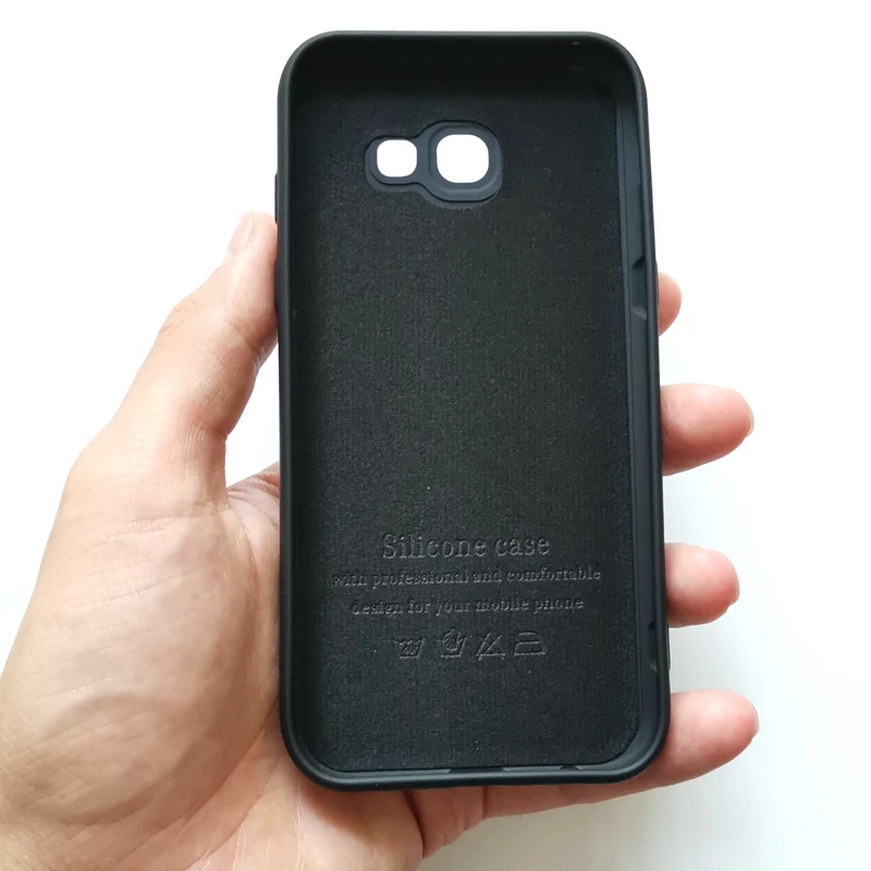 قاب سیلیکونی پاک کنی مشکی گوشی سامسونگ A5 2017 یا A520 کدm21300