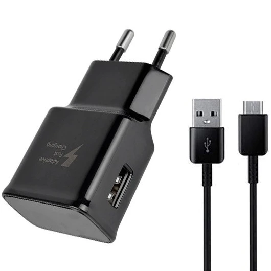 شارژر دیواری مدل S10 SAM/LOTS20211 فست به همراه کابل تبدیل USB-C - مشکی کدm21856