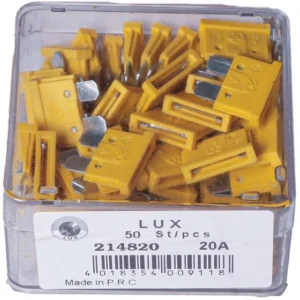 فیوز 20 و 40 آمپر مدل یدک لوکس بسته 50 عددی کدm22086