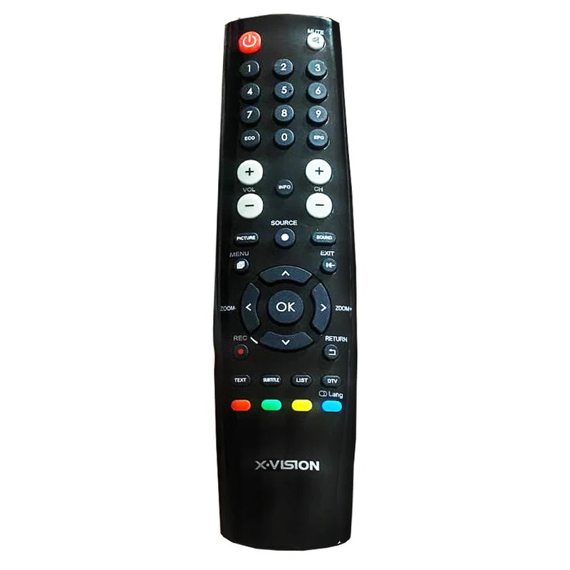 ریموت کنترل تلویزیون ایکس ویژن مدل 1392 کدm22447