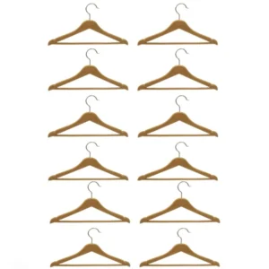 چوب لباسی کد 12 بسته 12 عددی کدm22544