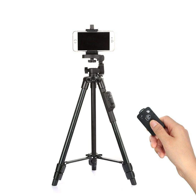سه پایه نگهدارنده گوشی یانتنگ مدل VCT-5208 به همراه ریموت کنترل کدm22706