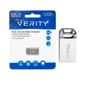 فلش مموری وریتی مدل V-819 ظرفیت 64 گیگابایت با بدنه فلزی، کدm22445
