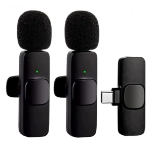 میکروفن یقه ای بی سیم مدل K9 Dual Type-C بسته 2 عددی کدm22562