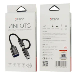 مبدل OTG microUSB/ USB-C به USB 3.0 یسیدو مدل GS02 کدm20907