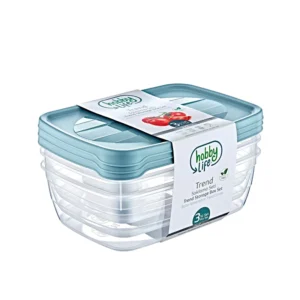 ظرف نگهدارنده هوبی لایف کد 1017 مدل Trend مجموعه 3 عددی کد m21479