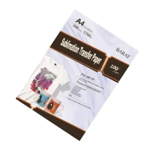 کاغذ سابلیمیشن بارات مدل 100G سایز A4 بسته 100 عددی کدm22576