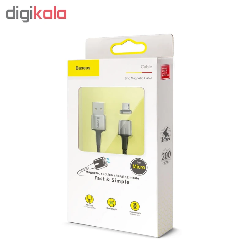 کابل تبدیل USB به microUSB مدل CAMXC-B01 طول 2 متر کدm23412