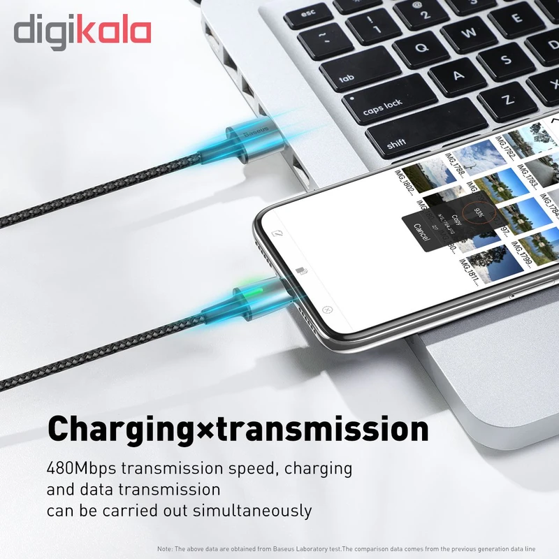 کابل تبدیل USB به microUSB مدل CAMXC-B01 طول 2 متر کدm23412