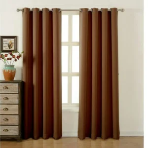 پرده ساتن ملانژ کارینو مدل Sm11 ارتفاع ۲۸۰ کدm23086