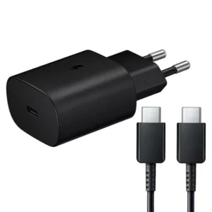 شارژر دیواری 25 وات کوکلاسیک مدل Galaxy-A24 به همراه کابل تبدیل USB-C کدm23447
