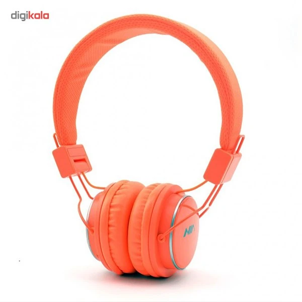 هدفون بلوتوثی نیا مدل Q8-851S بدون قابلیت نویز کنسلینگ، درگاه شارژ Micro USB، دارای کنترلکننده صدا و مکالمه کد m23398