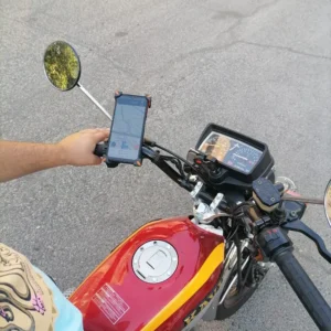پایه نگهدارنده موبایل مناسب موتور و دوچرخه چهار گوشه مدل Universal Bike Holder کدm23389