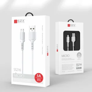 کابل تبدیل USB به microUSB اس زد ایکس مدل SS216 طول یک متر کدm23405